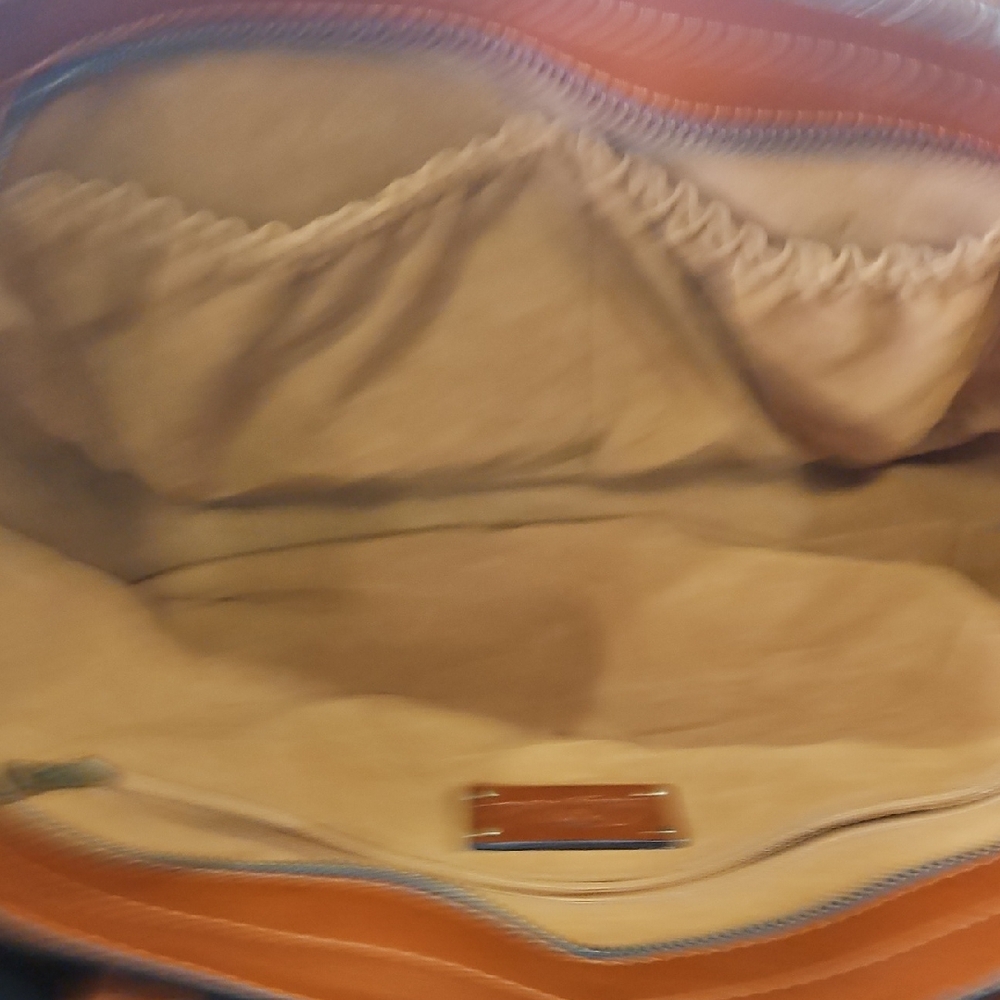 Brown Leather Patrish Nash Tote Bag - Picture 4 of 7